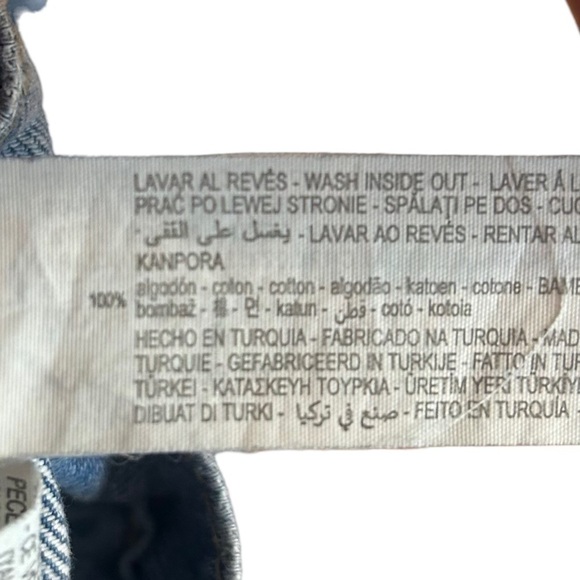 Zara Womens Paperbag Waist Baggy Jeans - Picture 9 of 12